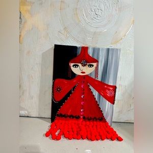 ORIGINAL  NEW! 16x20 Acrylic hand painted by Doka Art. “